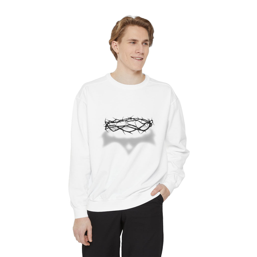 Crown of Thorns — Christian Faith Symbol Crewneck