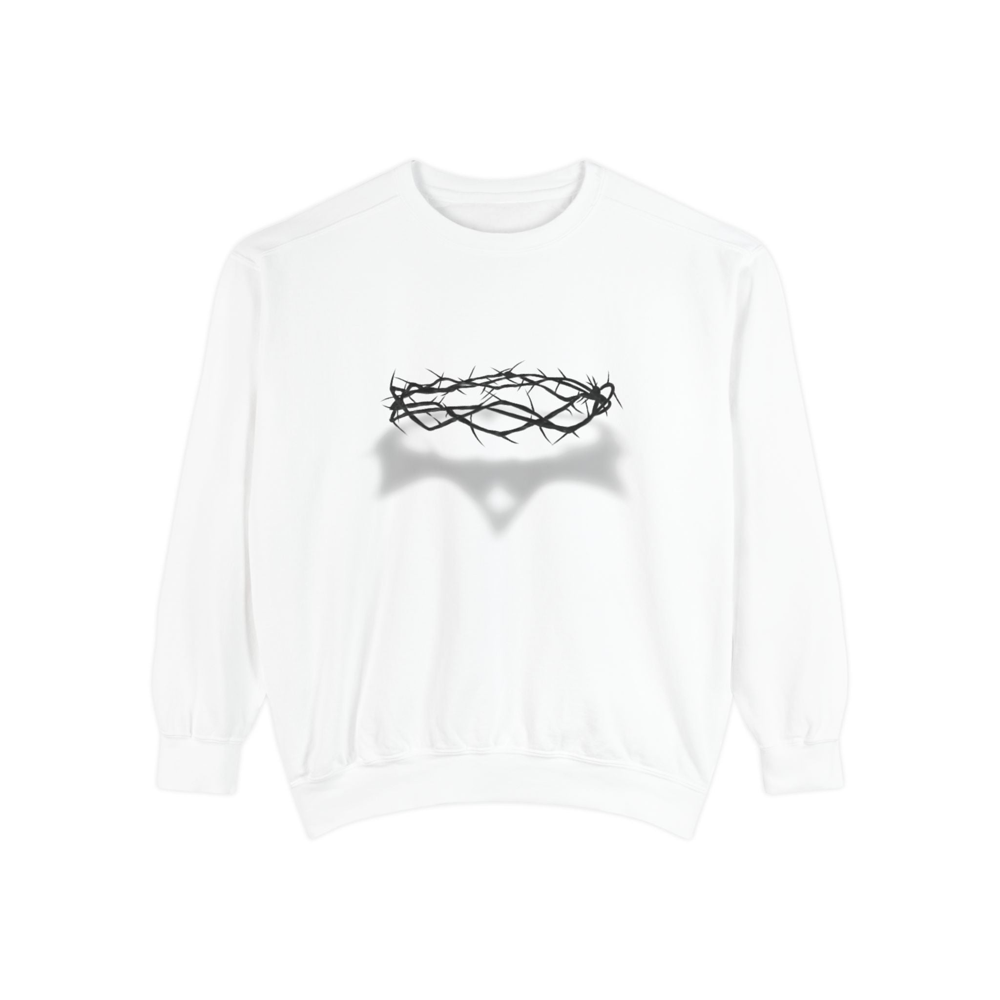Crown of Thorns — Christian Faith Symbol Crewneck